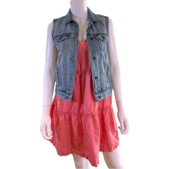 Lucky Brand Classic Jean Jacket Vest Size XS - Picture 3 of 9